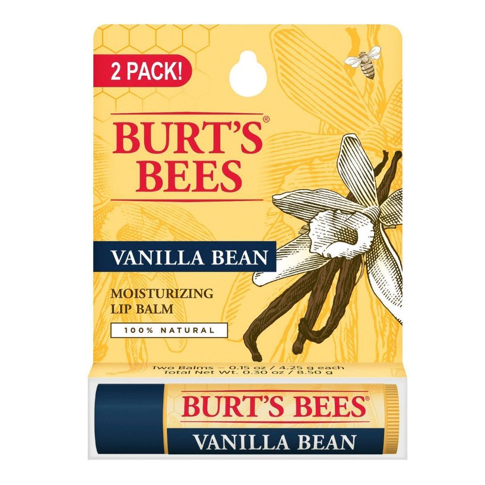 Burt's Bees Vanilla Bean Moisturizing Lip Balm, 4.25g