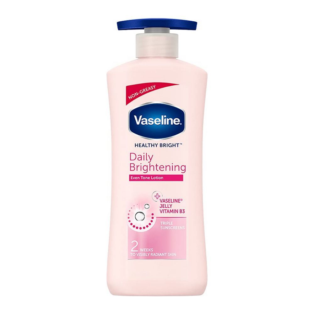 Vaseline Healthy Bright Daily Brightening Even Tone Lotion, Non-Greasy, 600ml