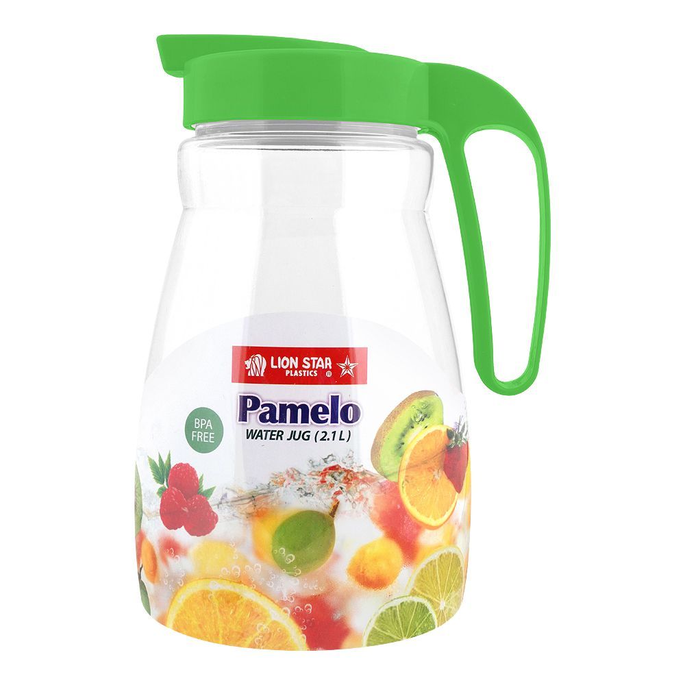 Lion Star Pamelao Water Jug, 2.1 Liters, Green, K-36