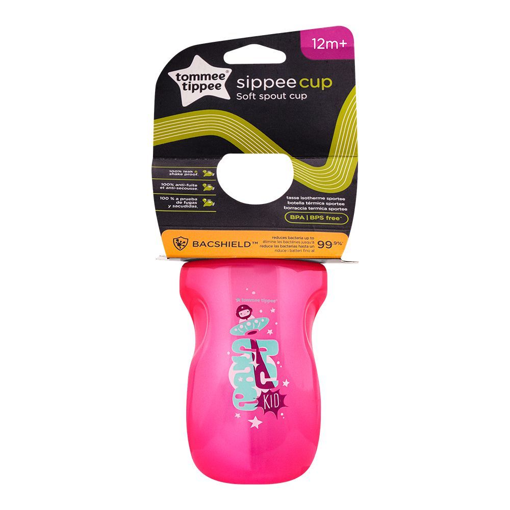 Tommee Tippee Sportee Sippee Cup, 12m+, 10oz, Pink, 549216