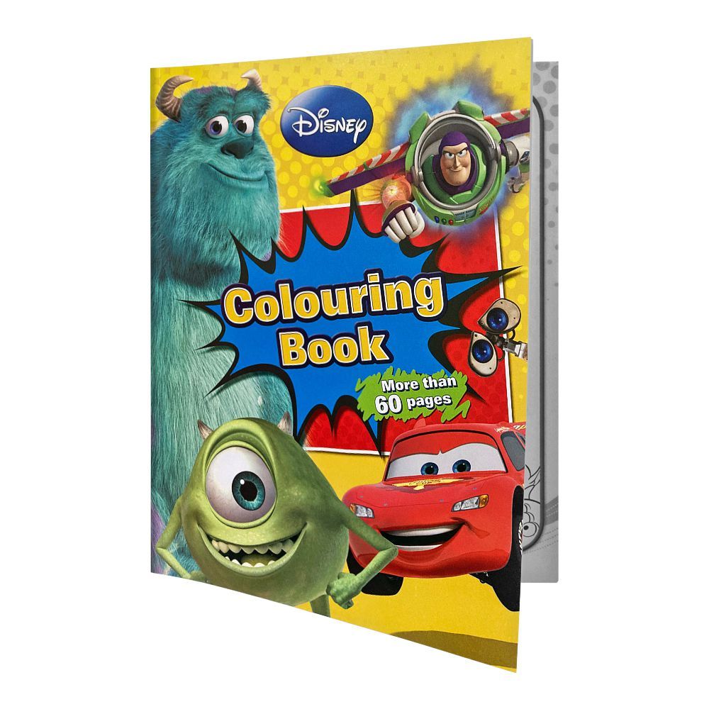 Disney Pixar Coloring, Book: More Than 60 Pages