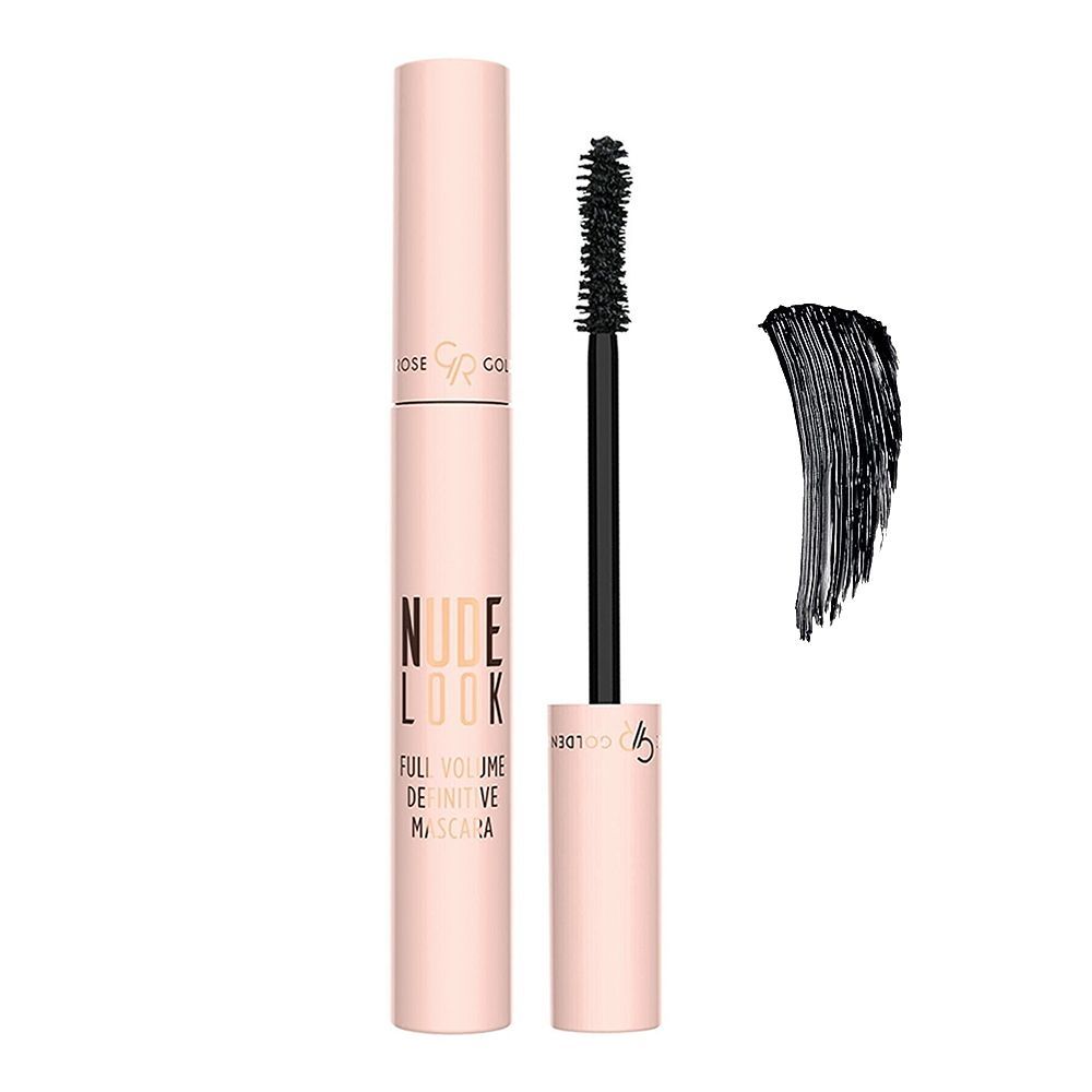 Golden Rose Nude Look Full Volume Definition Mascara, Deep Black