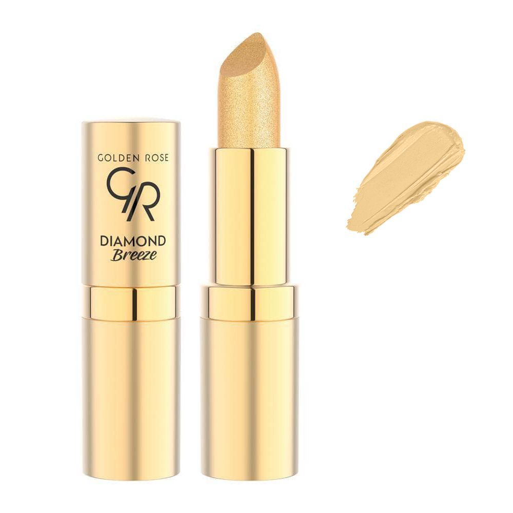 Golden Rose Diamond Breeze Shimmering Lipstickk, 01, 24K Gold