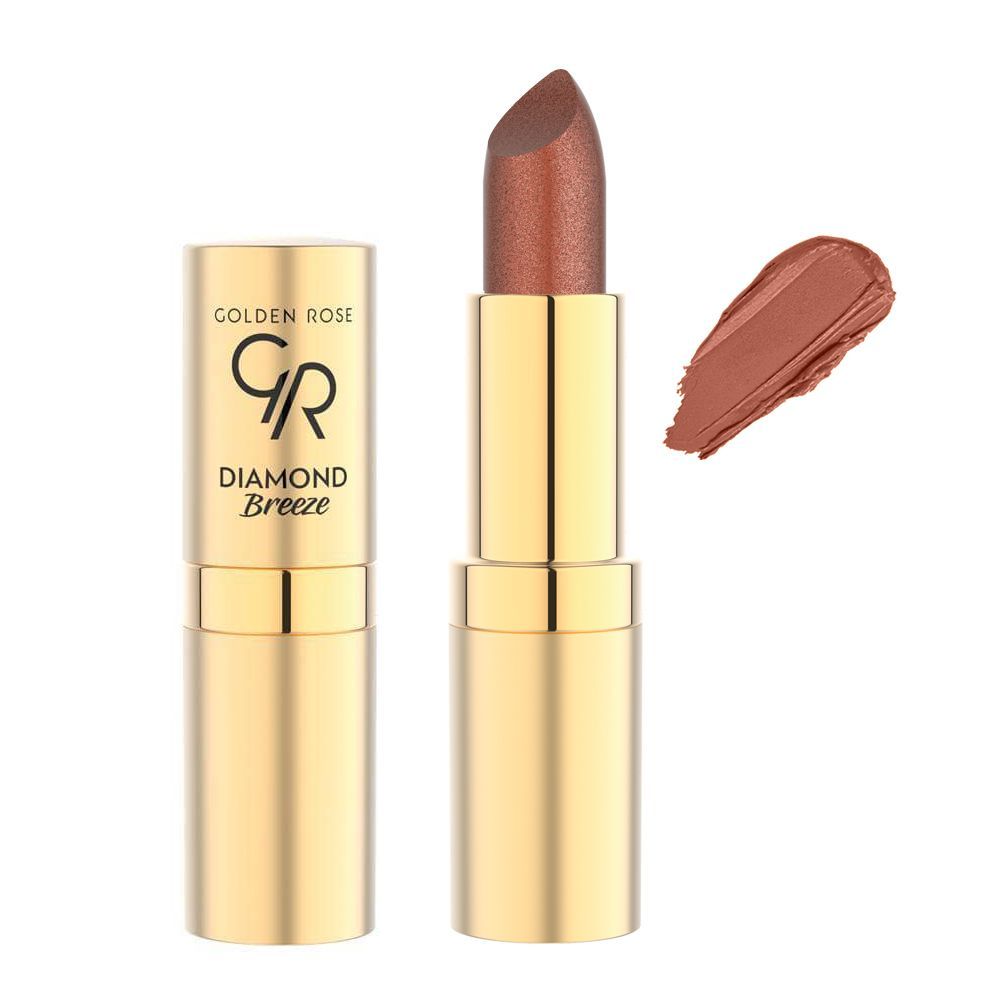 Golden Rose Diamond Breeze Shimmering Lipstickk, 03, Russet Sparkle