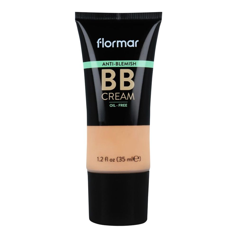 Flormar Anti-Blemish Oil Free BB Cream, SPF 15, Light/Medium, AB04, 35ml