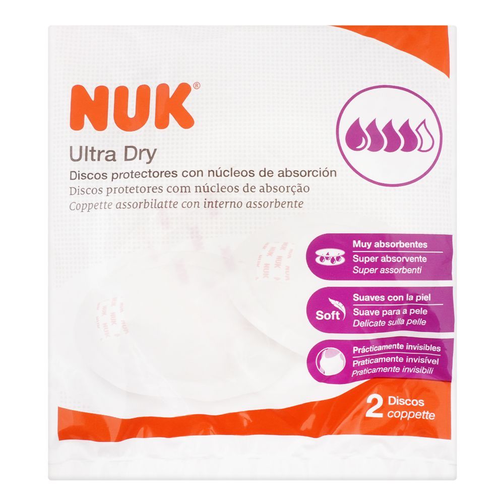 Nuk Ultra Dry Breast Pads, 2-Pack, 10252141