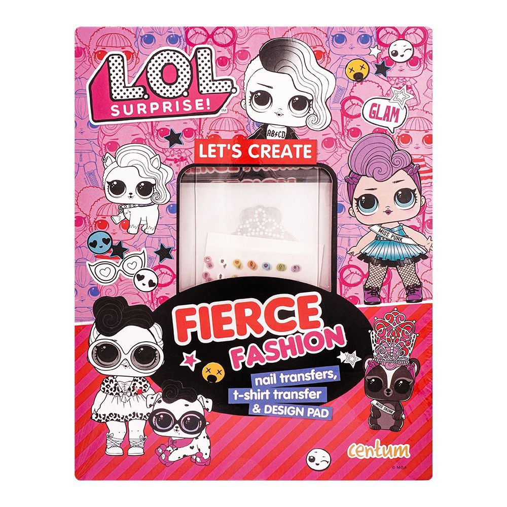 Lol Surprise Let-Pack Create Fierce Fashion, Book