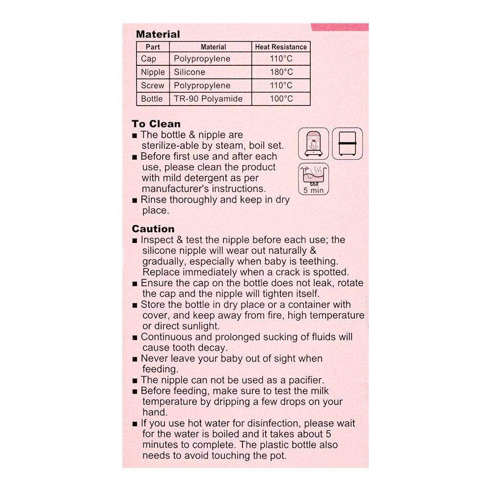 Order Farlin TR-90 PA Wide Neck Feeding Bottle, 180ml, AB-A2001-02 ...