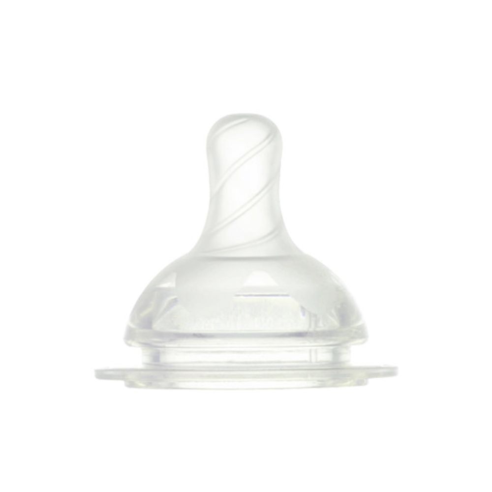Farlin Wide Neck DNA Silicone Nipple, 3 Months+, 2-Pack, AC-22007-(+)