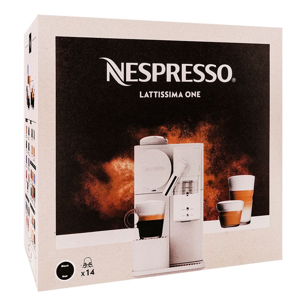 Order Nespresso Lattissima One, Coffee Machine, Shadow Black, F121EU