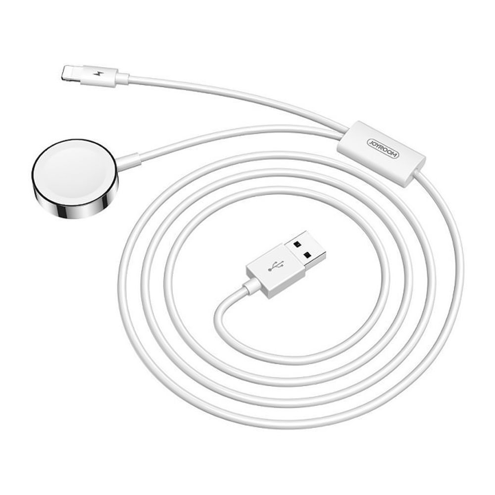 Purchase Joyroom USB-A To 2-In-1 iP Smart Watch Magnetic Charging Cable ...