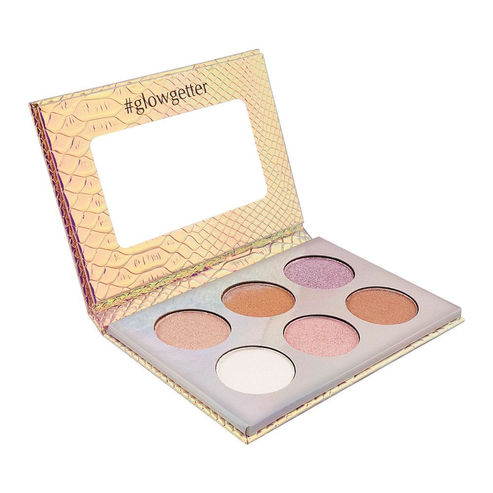 NH Bling Cheek Bling Glorious Highlighter Palette, 6-Pack