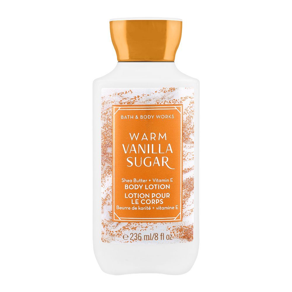 Bath & Body Works Warm Vanilla Sugar Shea Butter + Vitamin E Body Lotion, 236ml