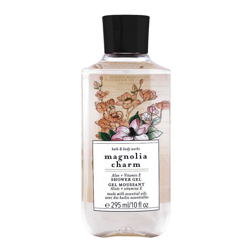 Bath & Body Works Magnolia Charm Aloe + Vitamin E Shower Gel, 295ml