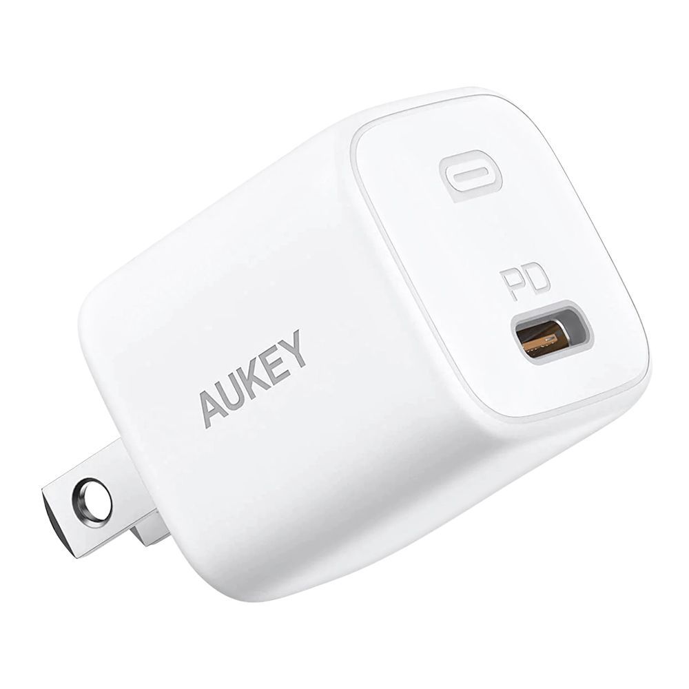 Aukey 20W Power Delivery Wall Charger, Matte White, PA-B1