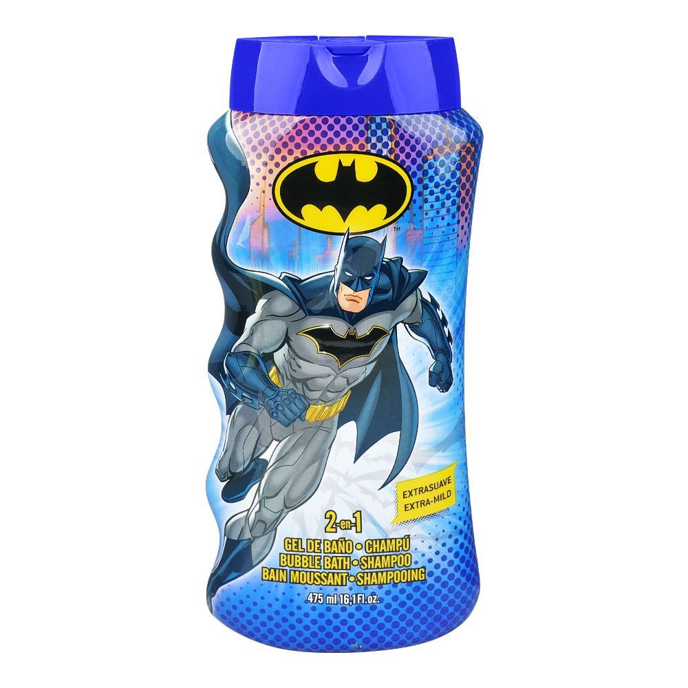 Lorenay Batman 2in1 Bubble Bath+Shampoo, 475ml