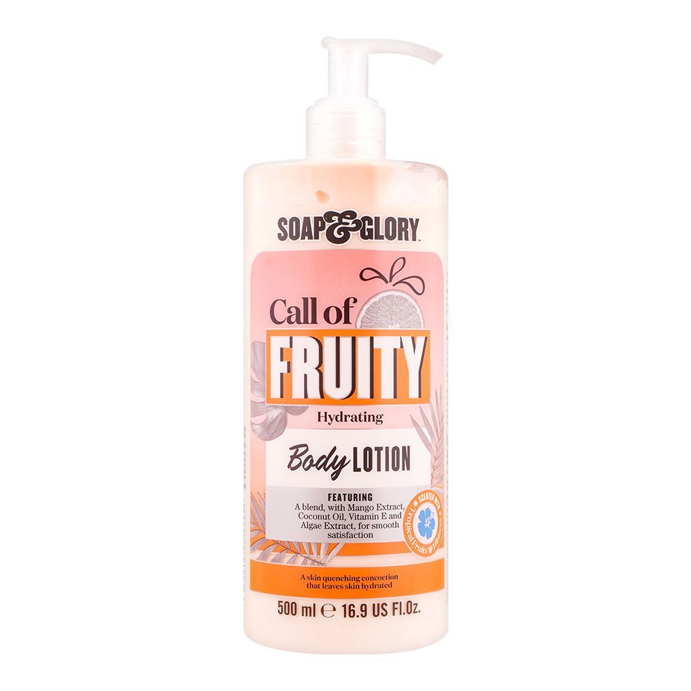 Soap & Glory Call Of Fruity Hydrating Body Lotion, Keeps Skin Hydrated, 500ml