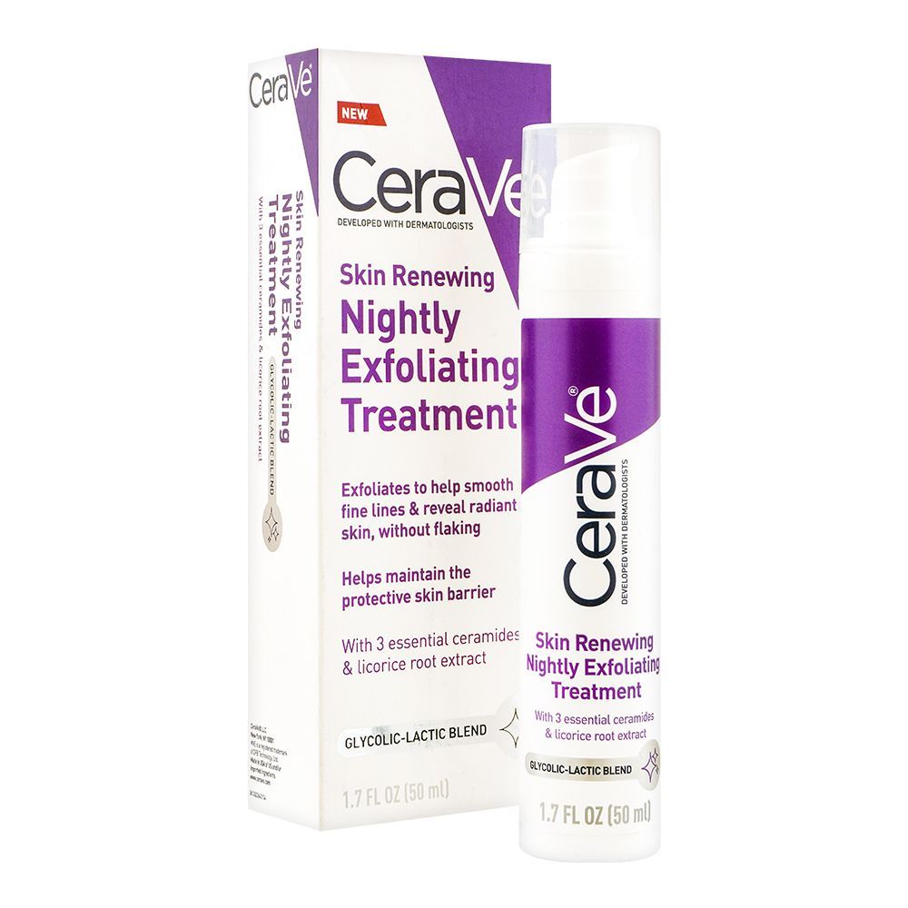 CeraVe Skin Renewing Nightly Exfoliating Treatment, 50ml