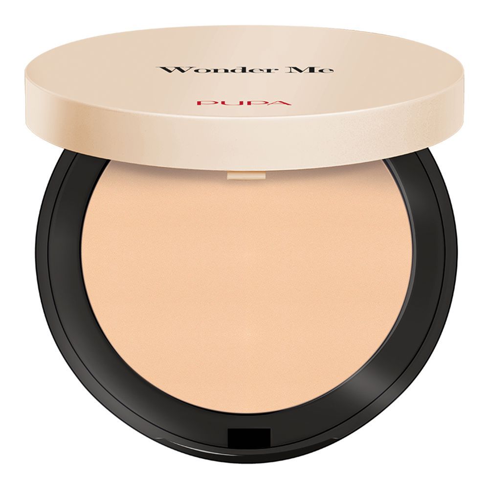 Pupa Milano Wonder Me Instant Perfection Compact Face Powder, 010, Ivory