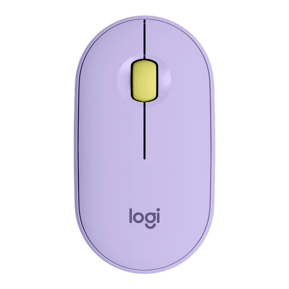 Logitech Pebble Wireless Mouse, Lavender, M350