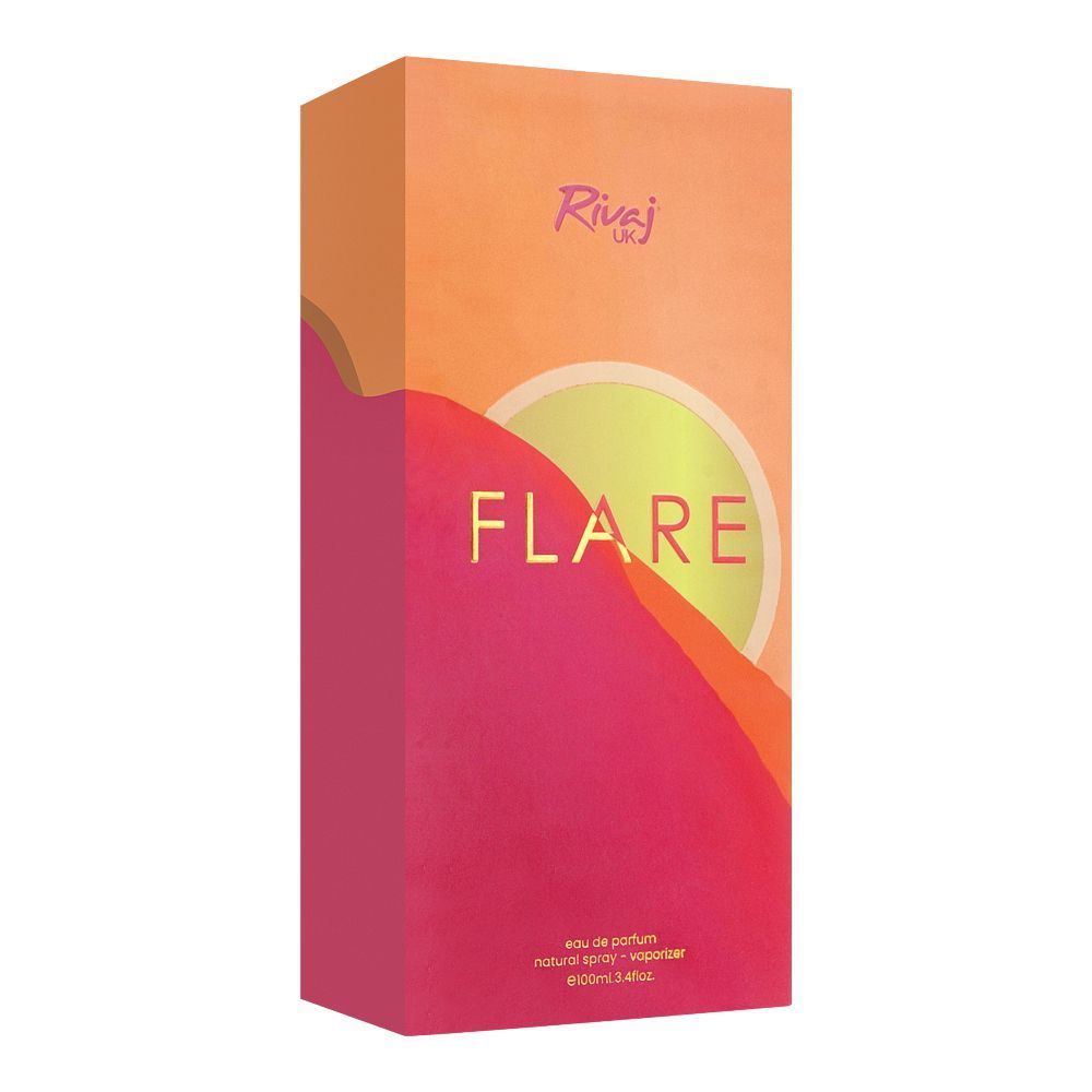 Rivaj Flare Eau De Parfum, For Women, 100ml