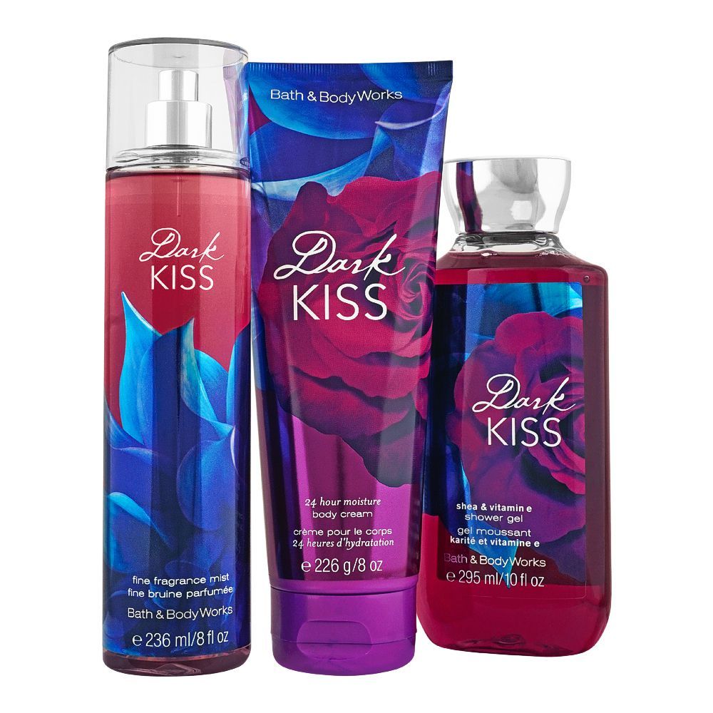 Order Bath & Body Works Deck The Halls Dark Kiss Gift Set Shower Gel ...