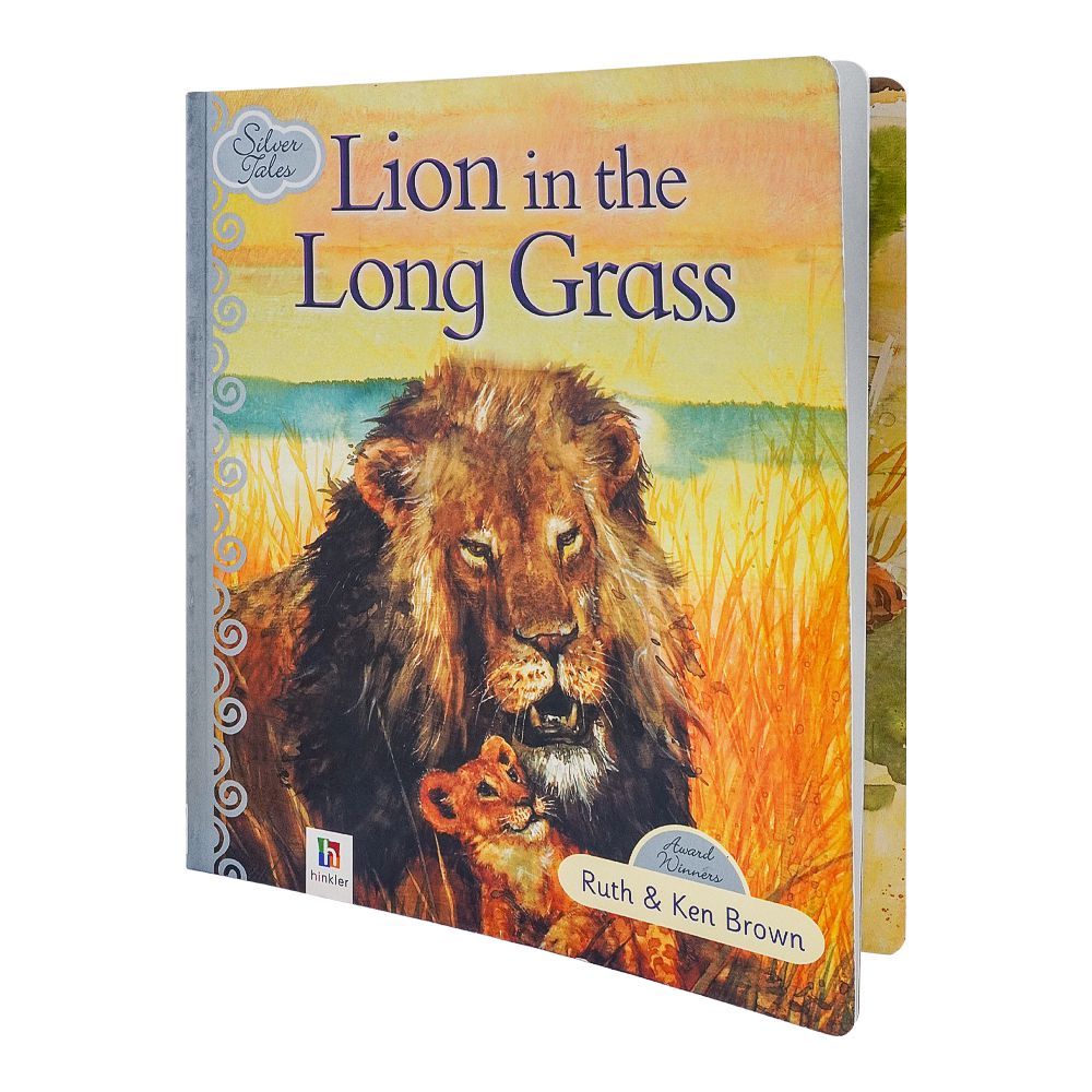 Silver Tales Lion In The Long Grass, Book