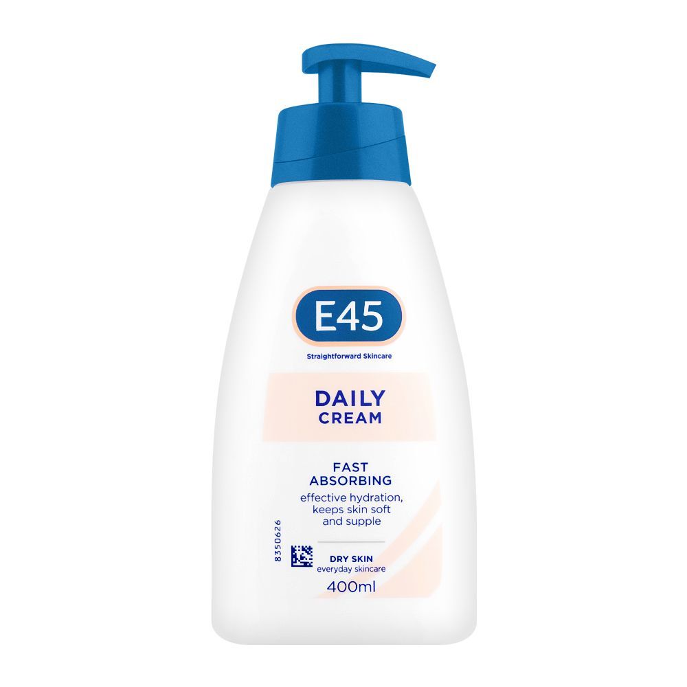 E-45 Fast Absorbing Daily Cream, For Dry Skin, 400ml