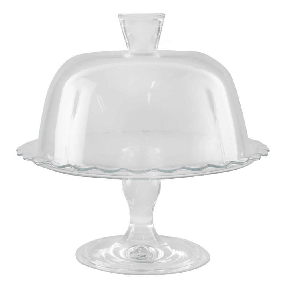 Pasabahce Petite Patisserie Footed Plate & Cake Dome, 96952