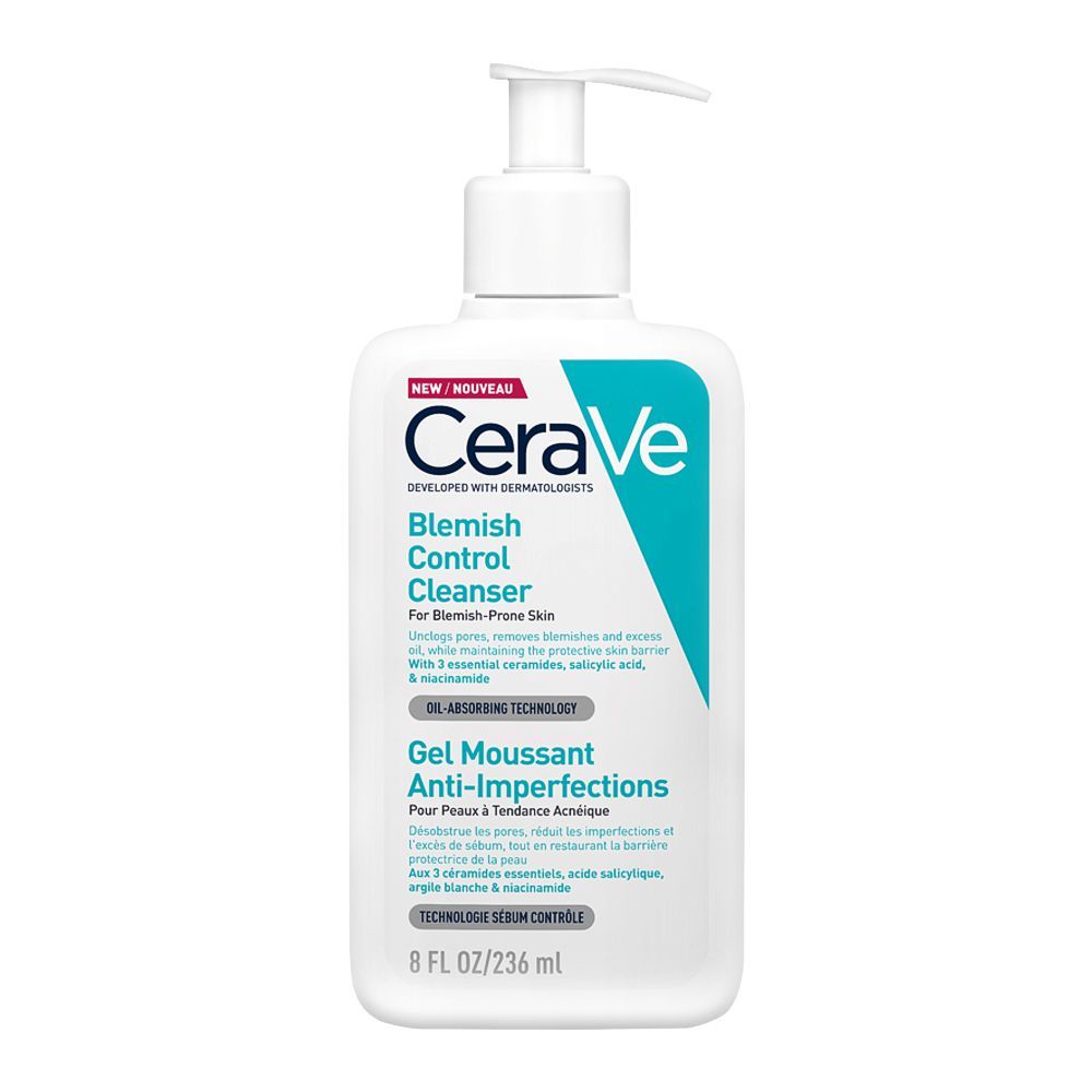 CeraVe Blemish Control Cleanser, For Blemish-Prone Skin, 236ml