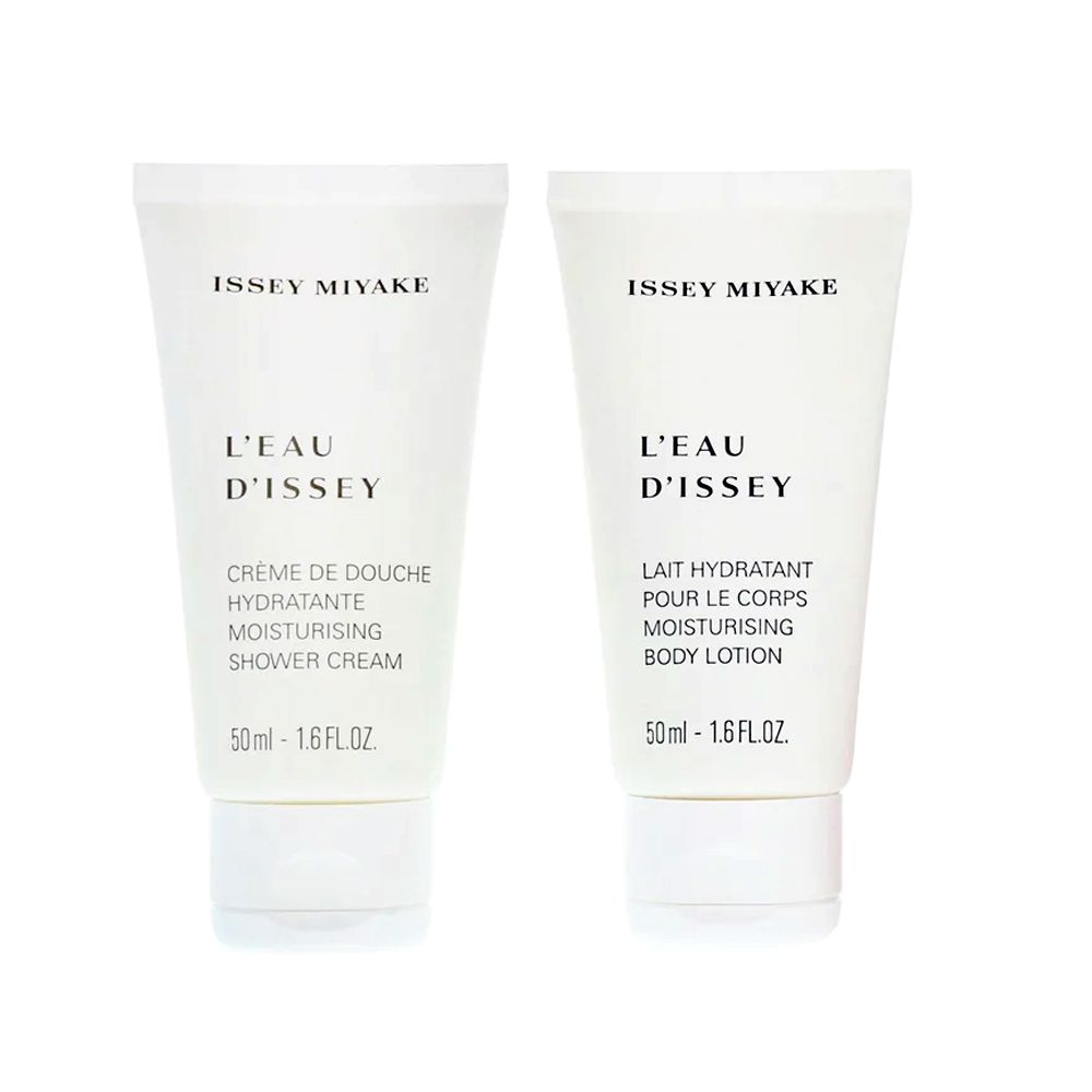 Issey Miyake L'eau D'issey Body Lotion + Shower Cream, 2x50ml Set