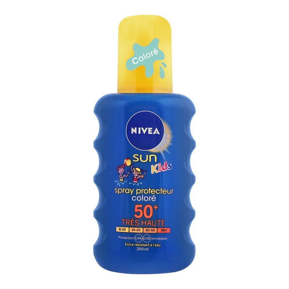 Nivea Sun Kids 50 Colore Spray Protecteur, 200ml