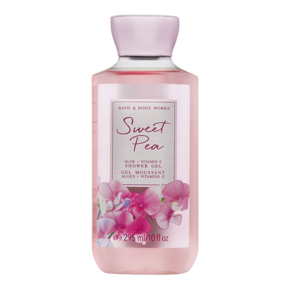 Bath & Body Works Sweet Pea Aloe + Vitamin E Shower Gel, 295ml