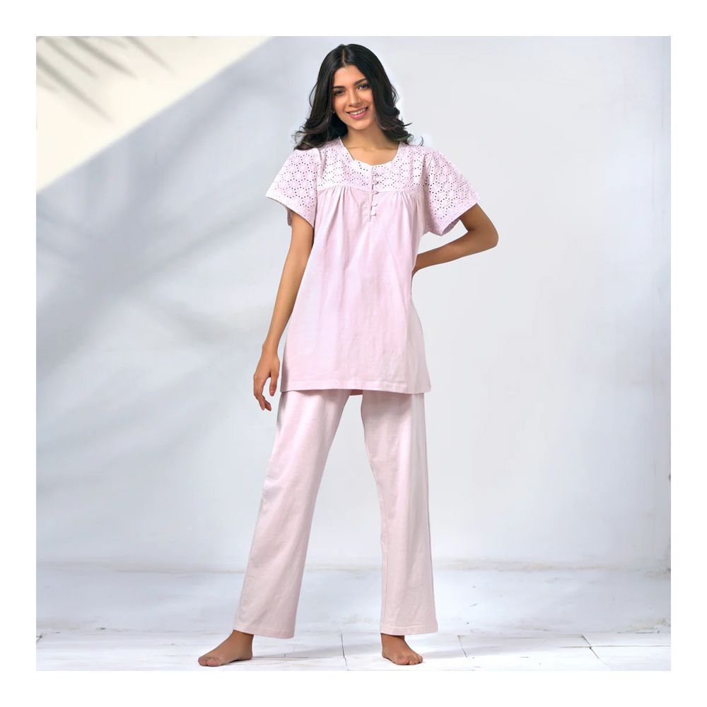 IFG Pajama Set Pale Pink, PS-128