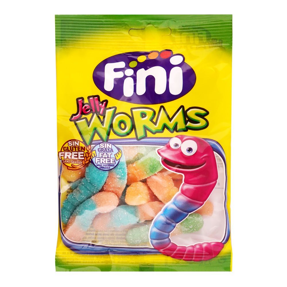 Fini Worms Jelly, Gluten & Fat-Free, 80g