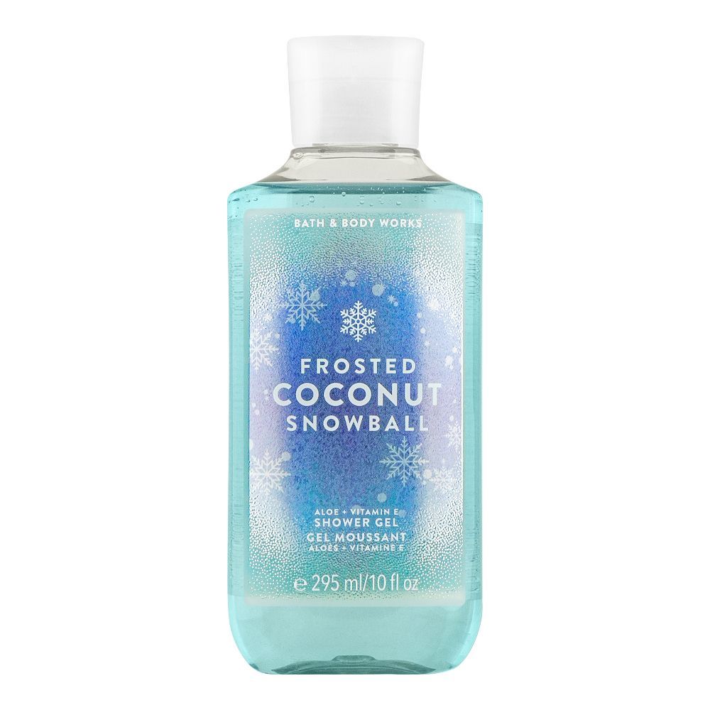 Bath & Body Works Frosted Coconut Snowball Aloe + Vitamin E Shower Gel, 295ml