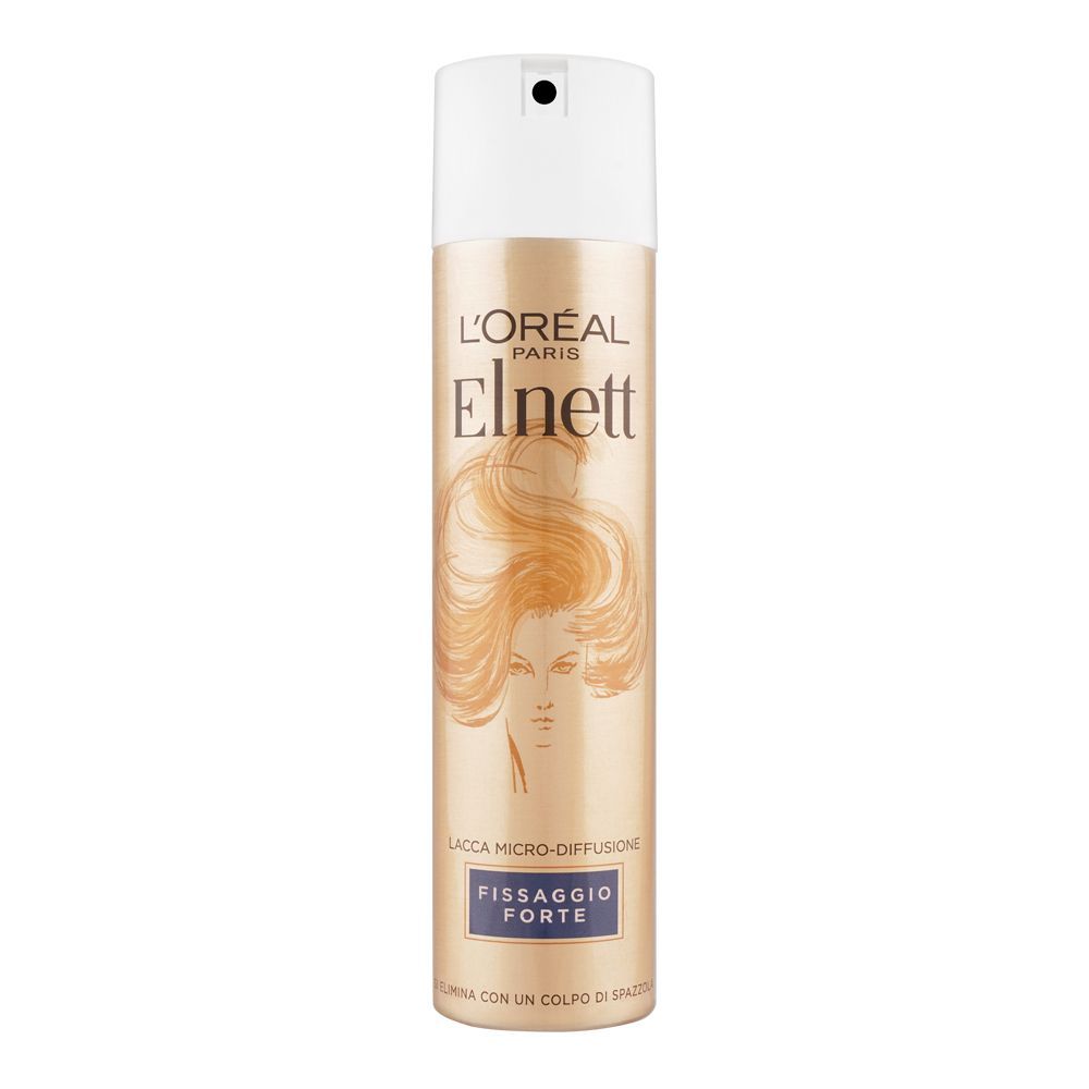 L'Oreal Paris Elnett Strong Fixation Hair Spray, Fissaggio Forte, 200ml