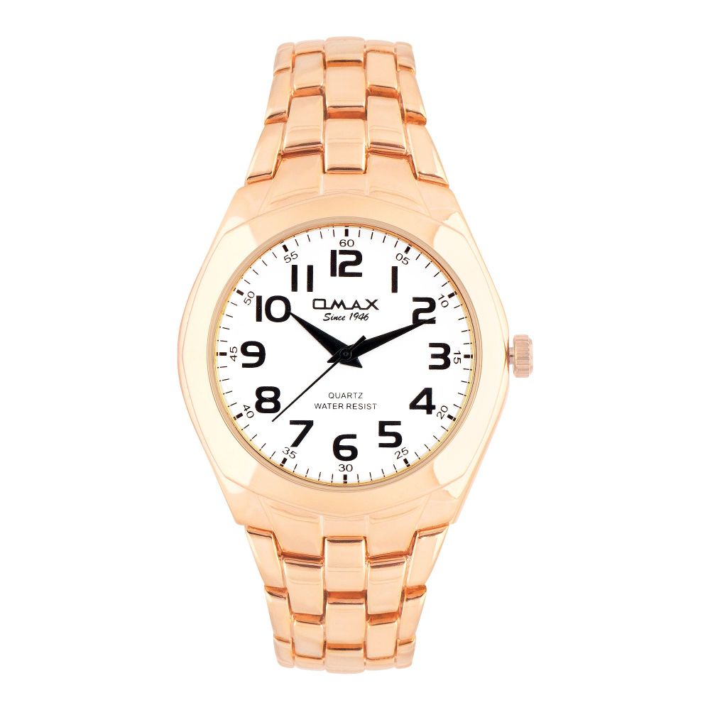 Omax Women's Rust Gold Round Dial With Bracelet Analog Watch, HBJ8216013