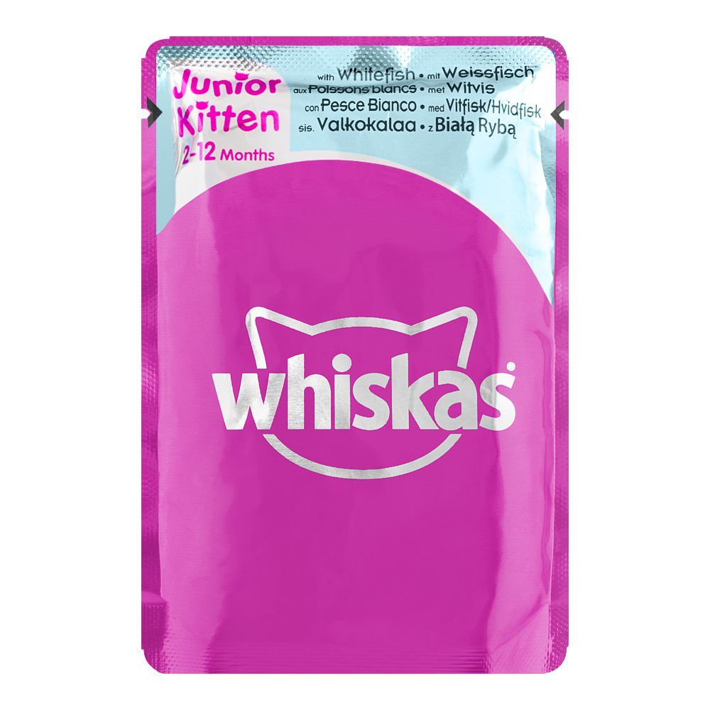 Whiskas Tuna Fish Selection In Jelly Kitten Food, 100g