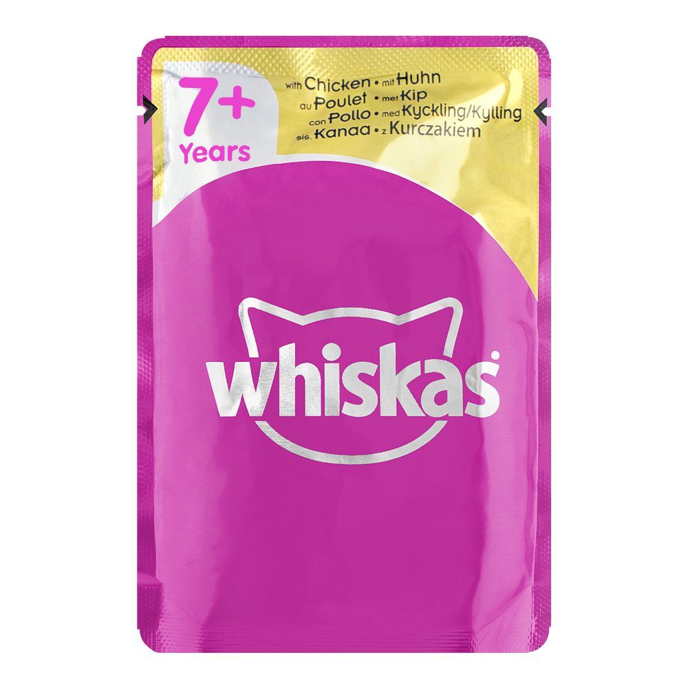 Whiskas Chicken Pou Litery Selection In Jelly Cat Food, 100g
