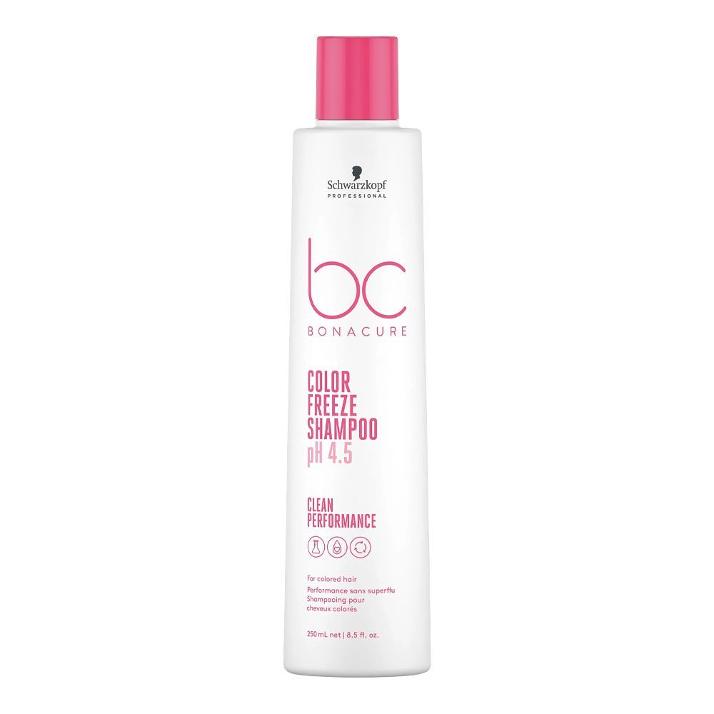 Schwarzkopf BC Bonacure Color Freeze PH 4.5 Colored Hair Shampoo, For Colored Hair, 250ml