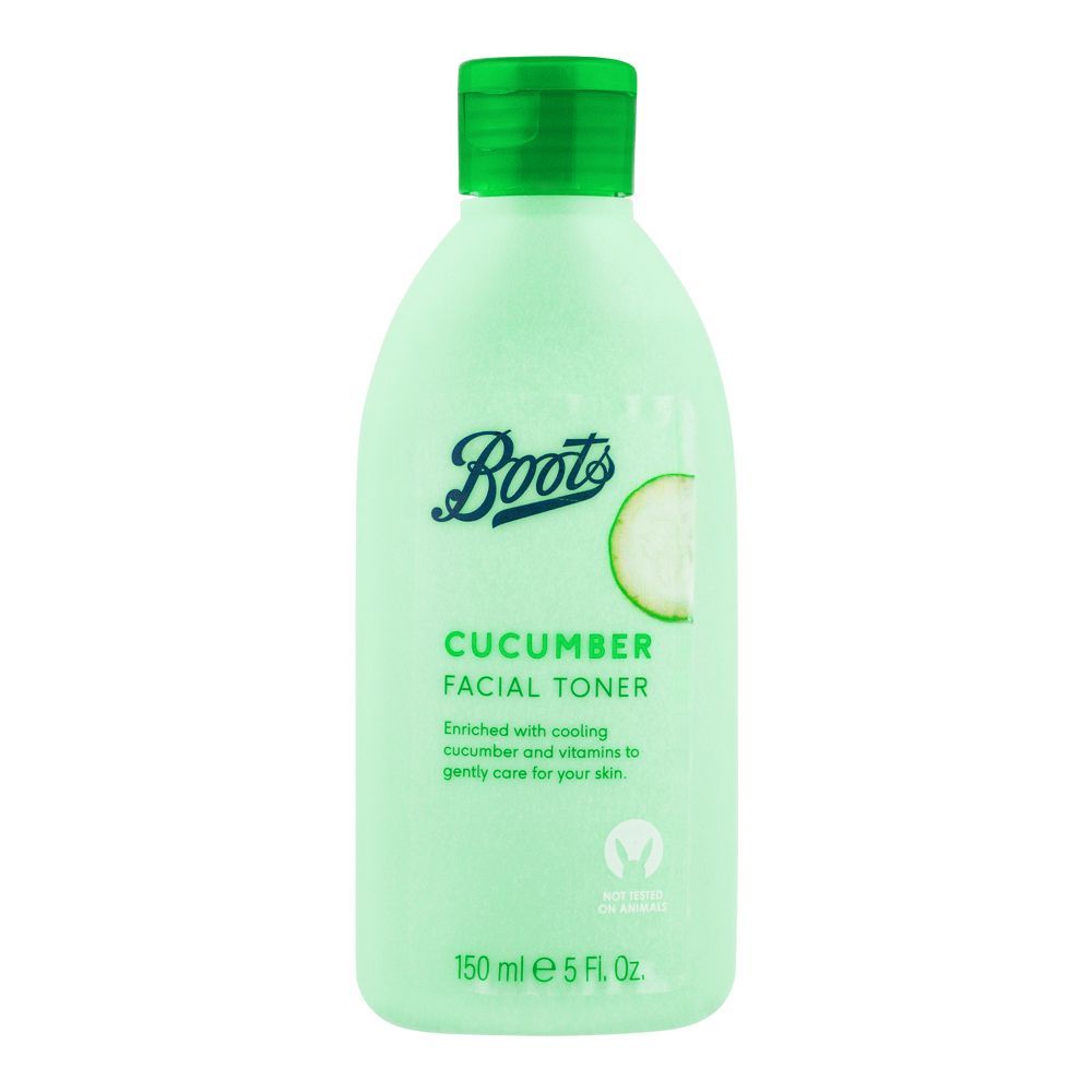 Boots Cucumber Facial Toner, Gently Care For Your Skin, 150ml