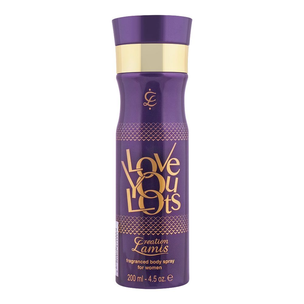 Lamis Creation Love You Lots Body Spray, For Women, 200ml