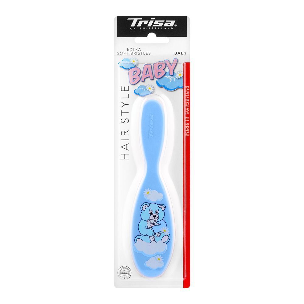 Trisa Hair Style Baby Hair Brush, Blue, 378925