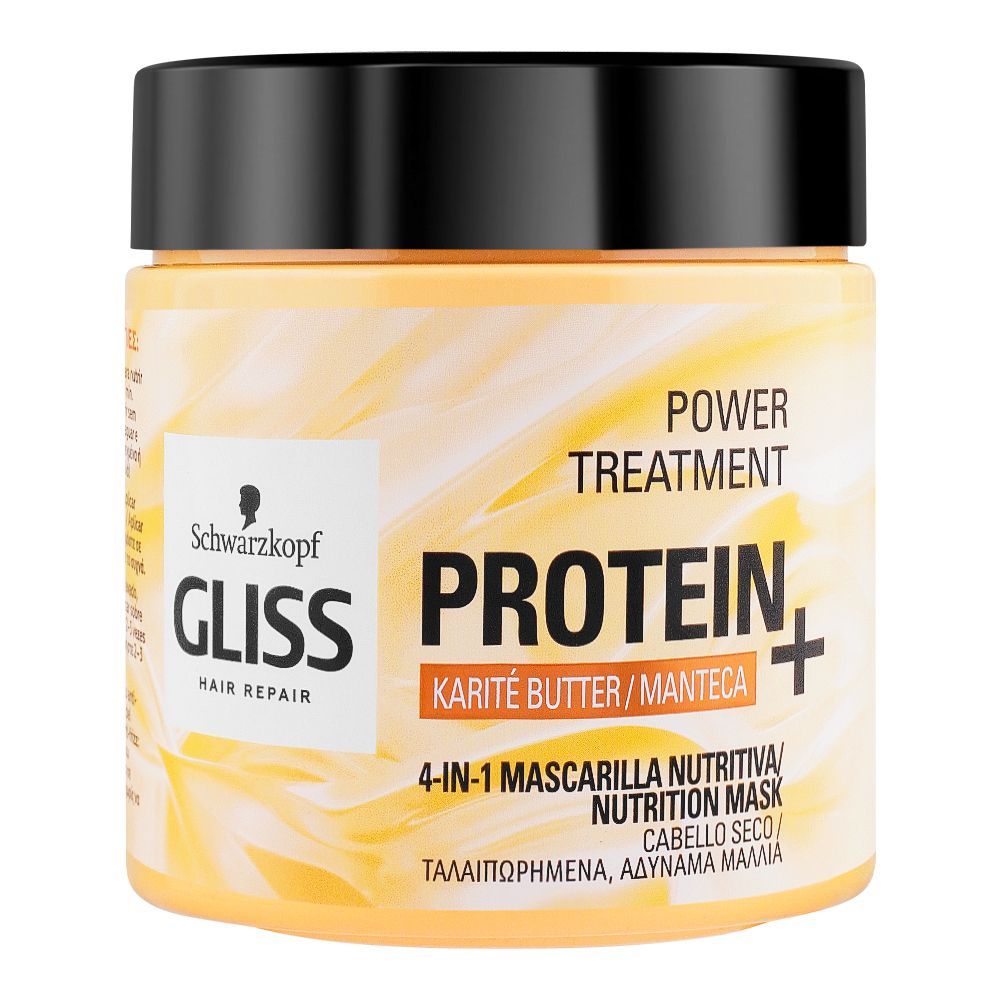 Purchase Schwarzkopf Gliss Protein Power Treatment 4 In 1 Nourishing Hair Mask 400ml Online 4848