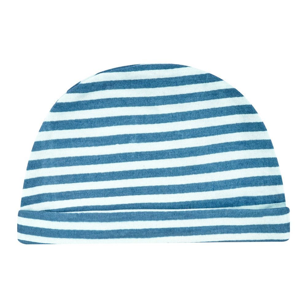 The Nest Single-Jersey Champy Bubba Stripe Cap, Blue Glow, One Size, 6361