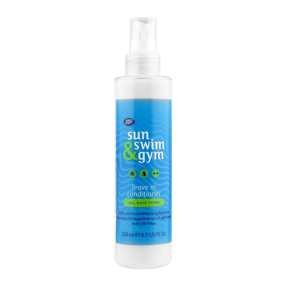 Boots Sun Swim & Gym Leave-In Conditioner, For All Hair Types, 200ml