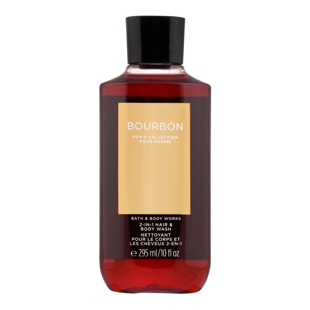 Bath & Body Works Bourbon 2-In-1 Hair & Body Wash, 295ml