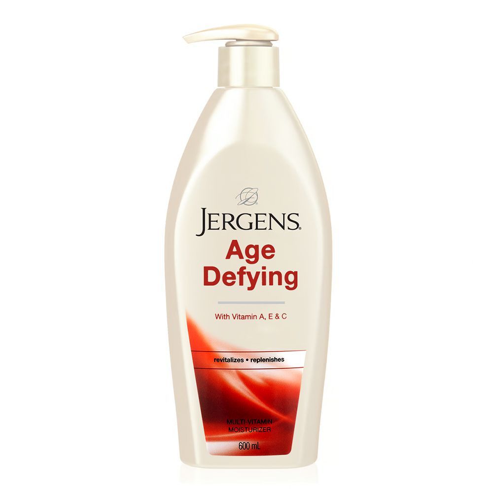 Jergens Age Defying With Vitamin A, E & C Body Lotion, Multi-Vitamin Moisturizer, 600ml