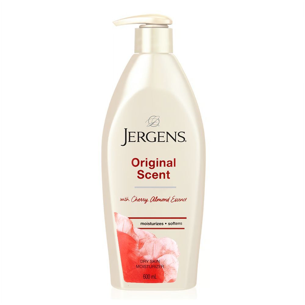 Jergens Original Scent With Cherry Almond Essence Body Lotion, 600ml